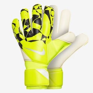 Nike GK Grip3 Neon Yellow and Black Goalkeeper Gloves